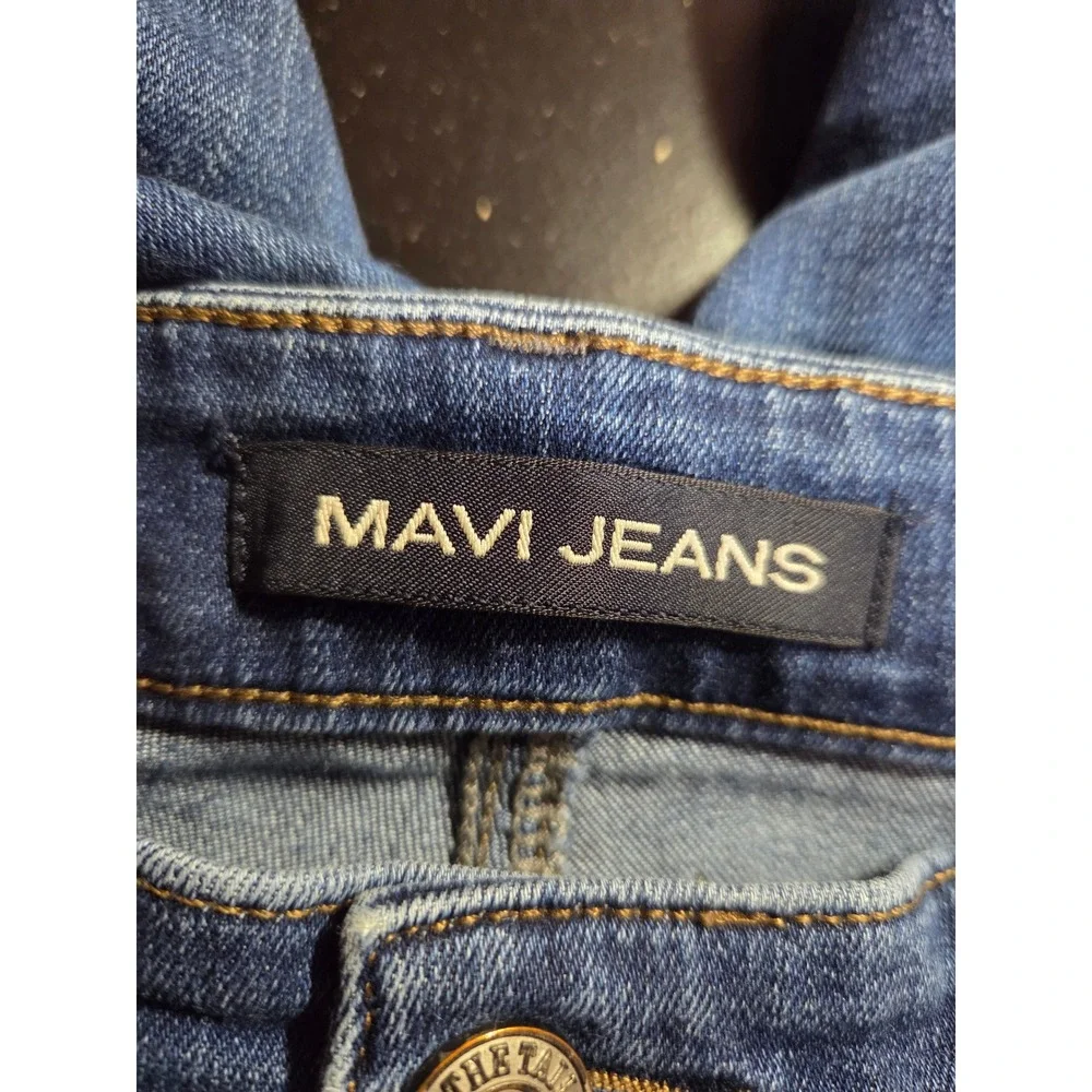 Mavi Jeans Zach Straight Leg Mens Denim Blue Wash 34x29 Medium Wash Classic